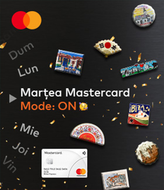 Cashback prin Programul Martea Mastercard